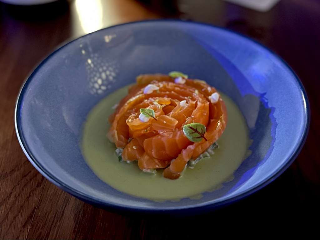 Salmon dish at 101 Dining Lounge & Bar