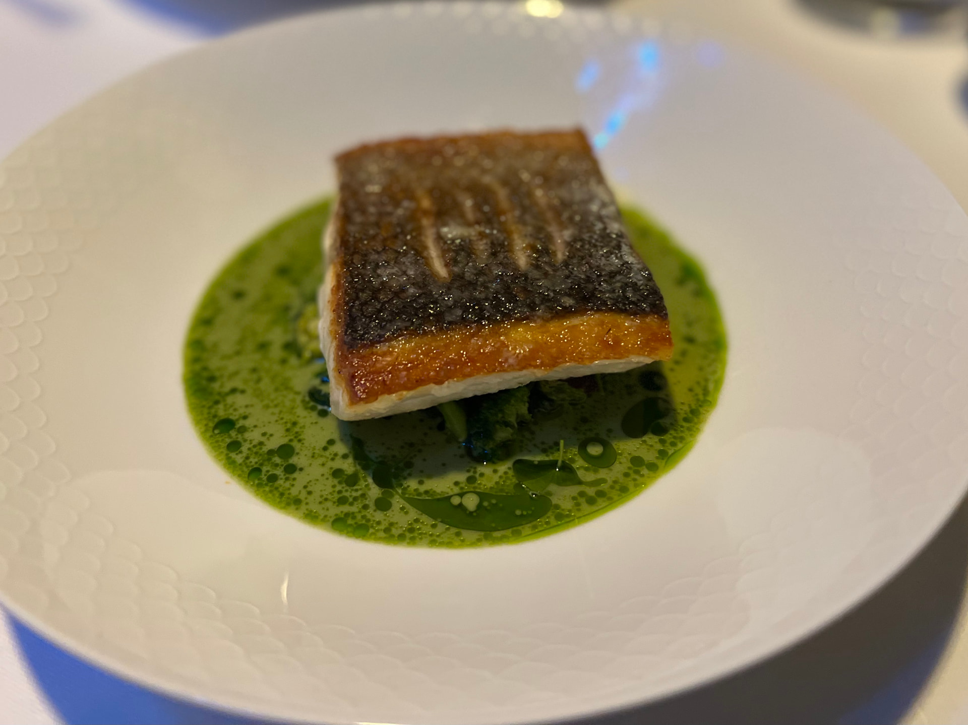 Ossiano signature dish