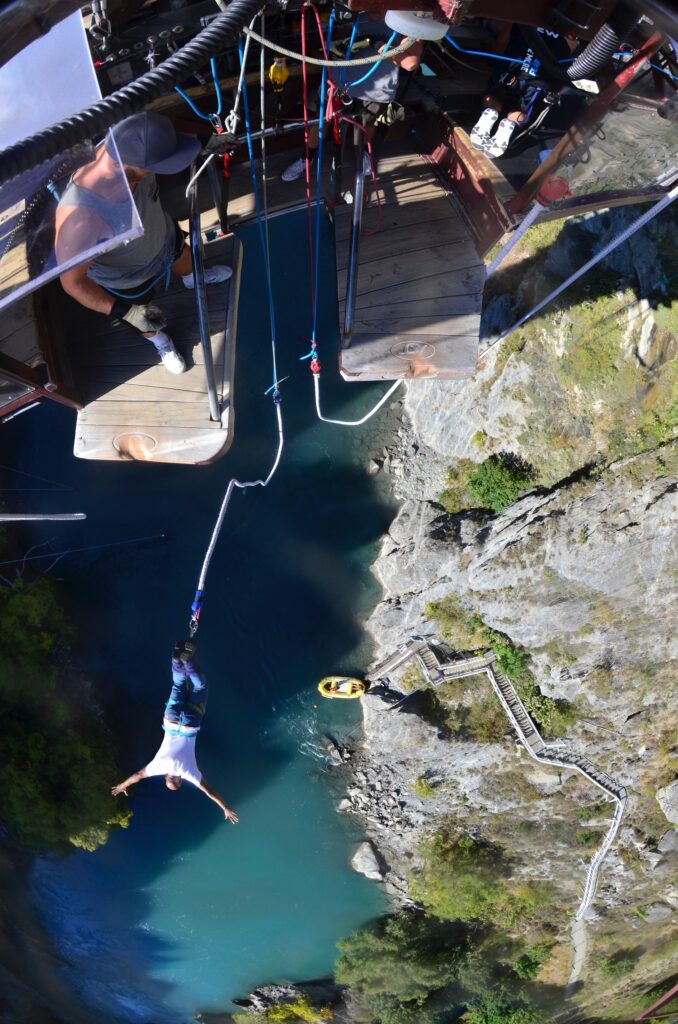 Looking down into the Kawarau Gorge