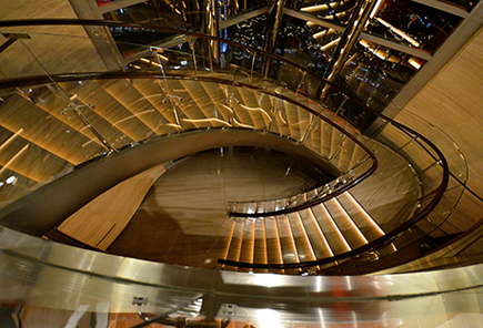 Lebua spiral staircase
