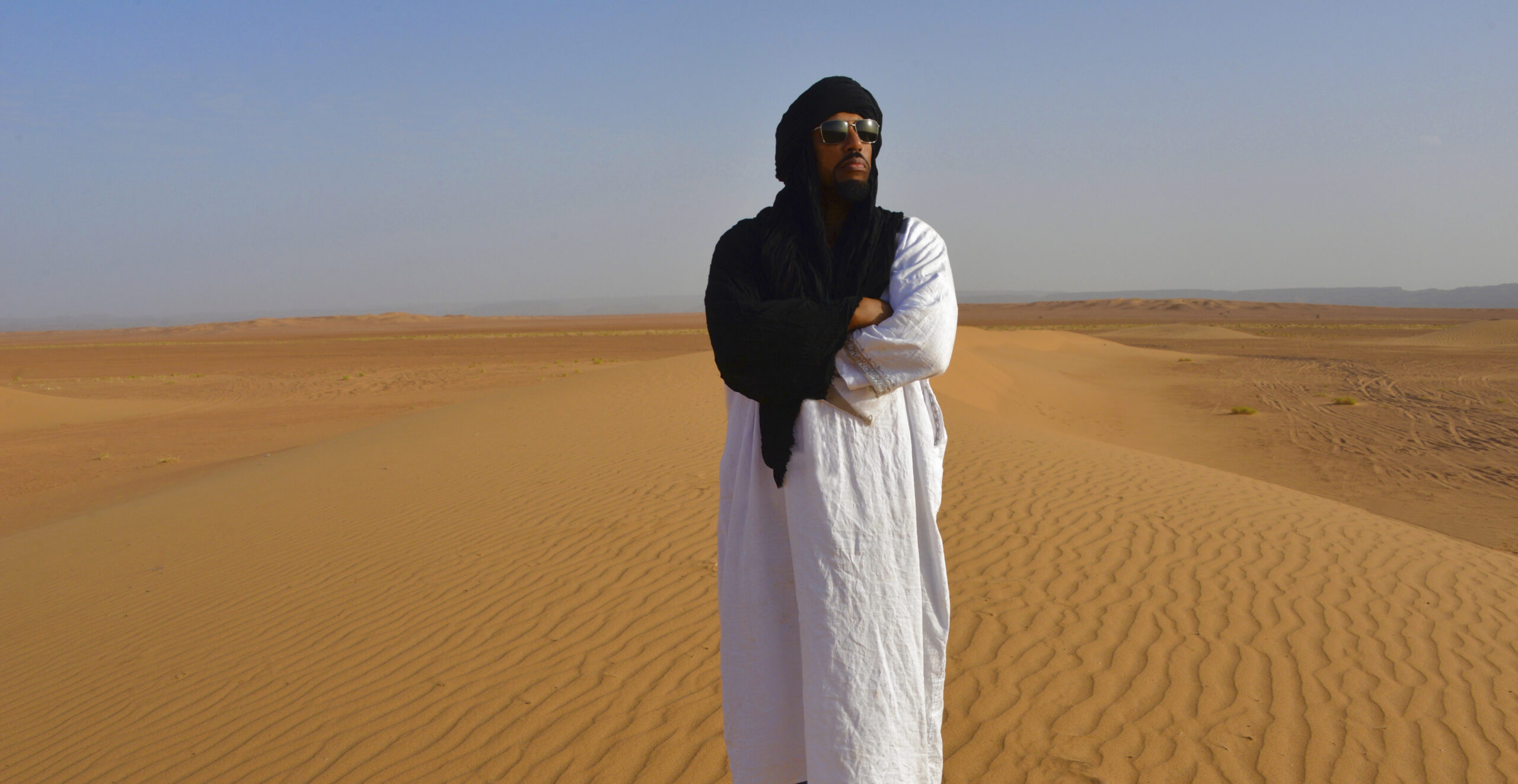 Eddie on the sand dunes