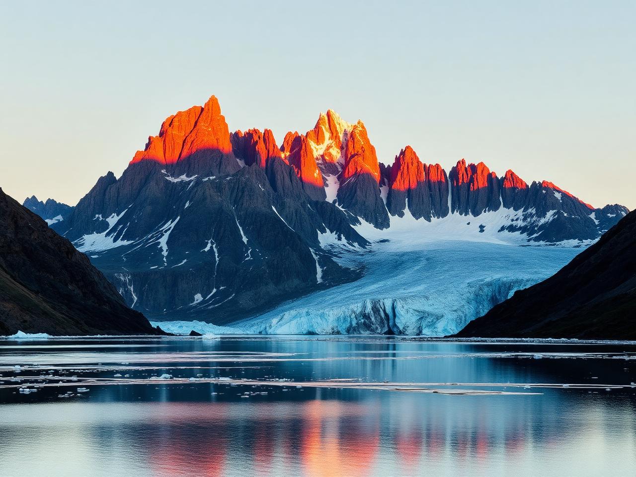 Fitz Roy above windswept steppe.