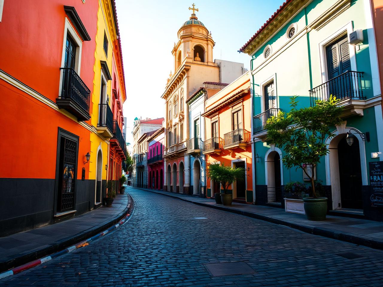 Colonial facades of Pelourinho.