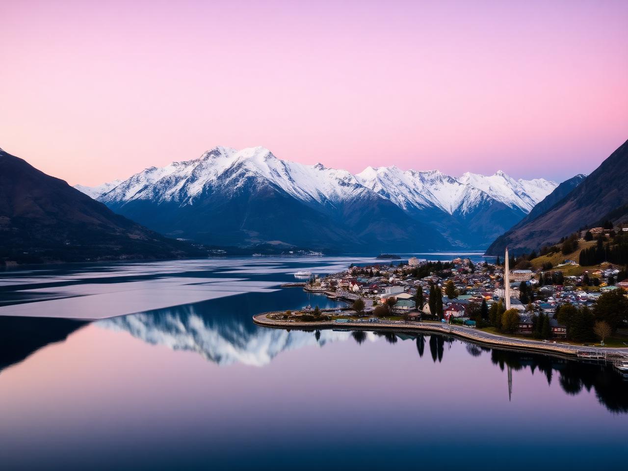 The Remarkables above Lake Wakatipu.