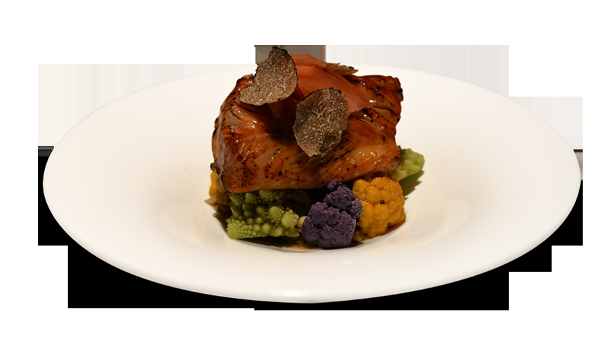 Signature plated dish