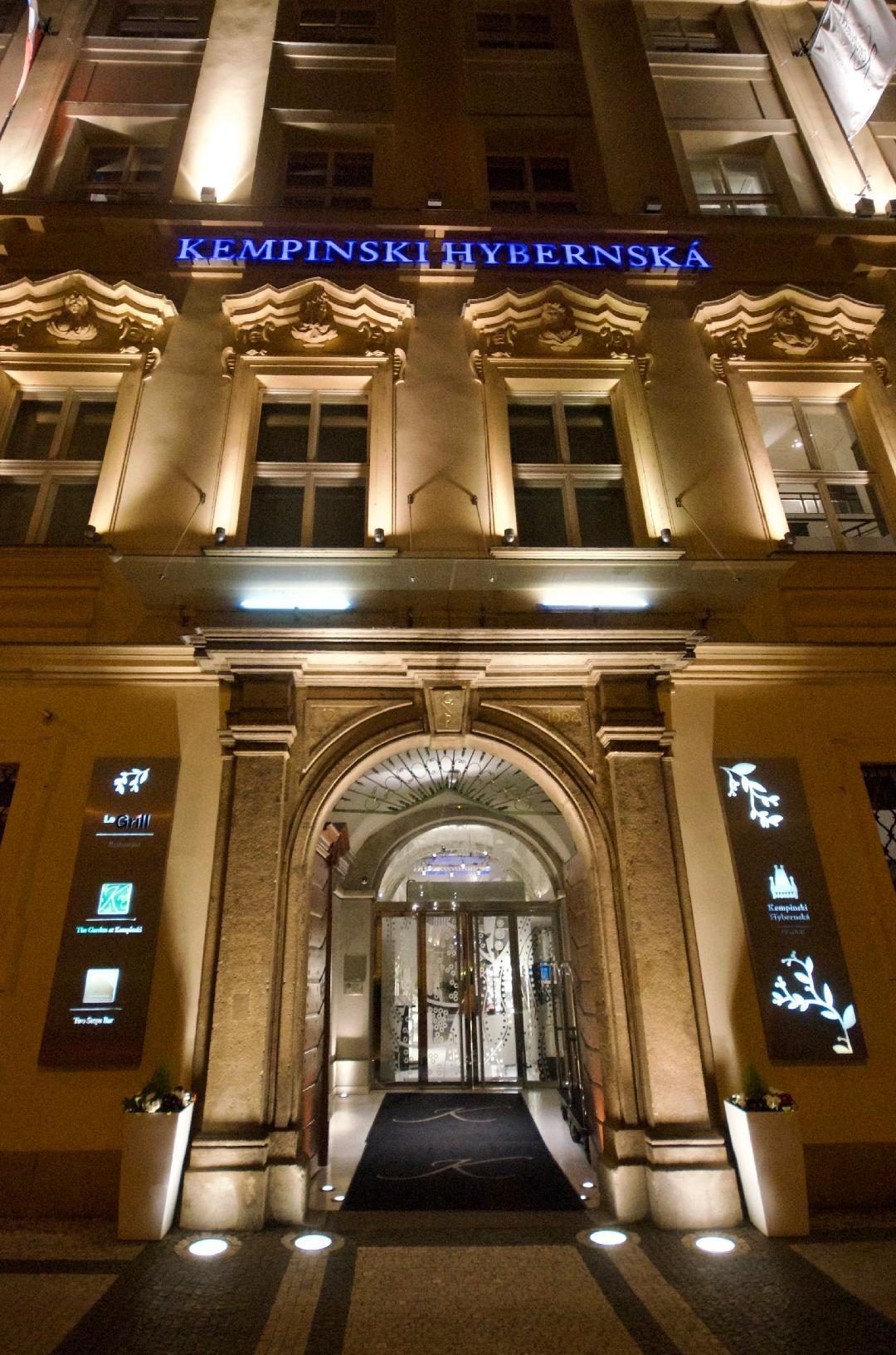 Kempinski Hybernska Prague Hotel facade