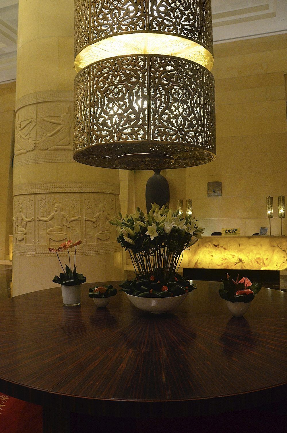 Raffles Dubai interior detail