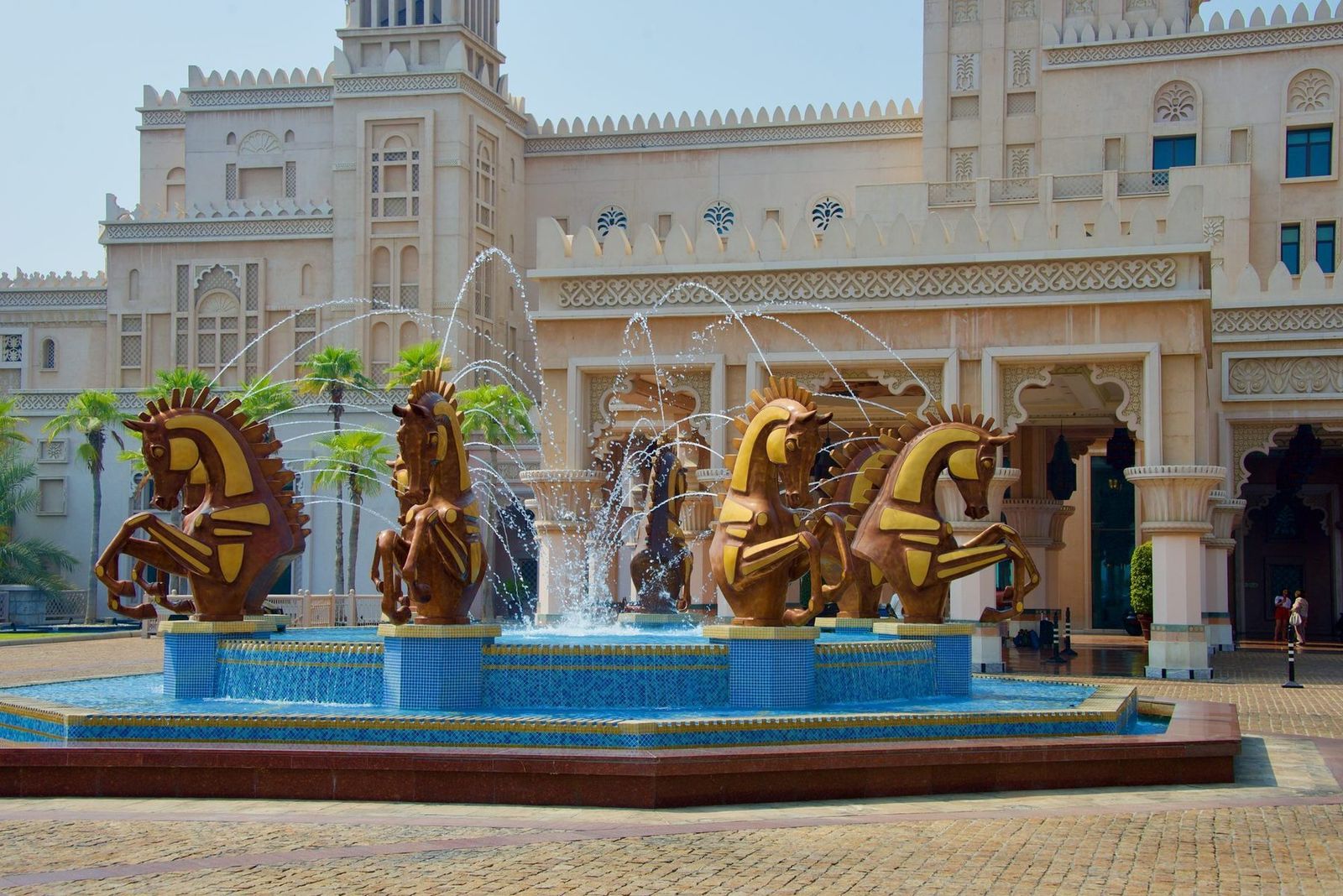 Stallion fountain centerpiece